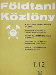 Faragó Mária - Földtani Közlöny 1982/2. [antikvár]