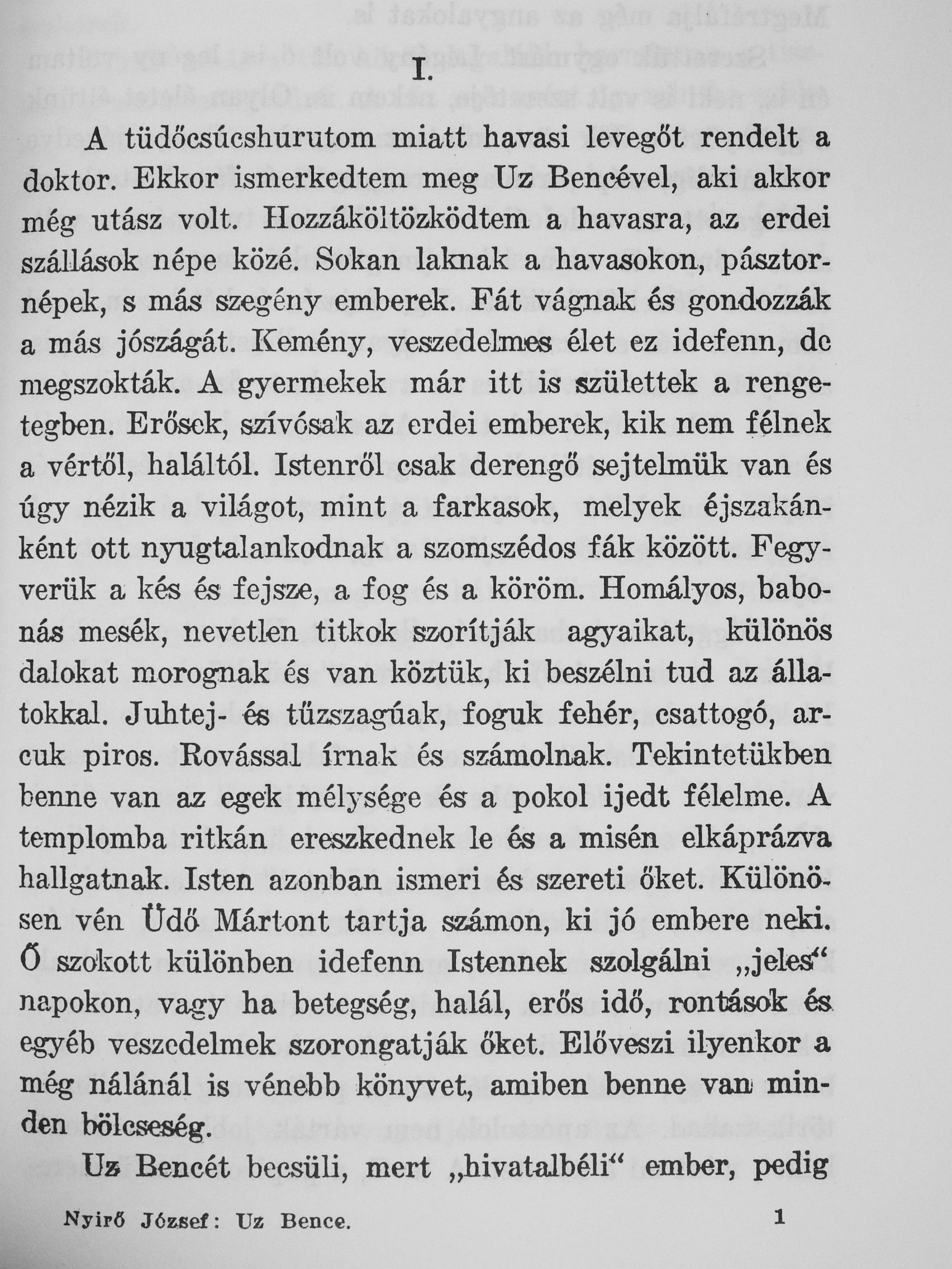 Nyirő József - Uz Bence [antikvár]
