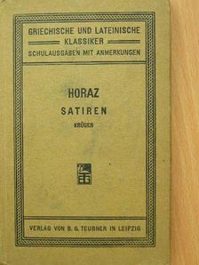 Dr. Gustav Krüger - Satiren und episteln I-II. [antikvár]