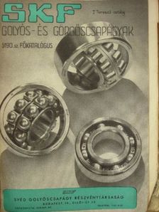SKF golyós- és görgőscsapágyak 5190. sz. főkatalógus [antikvár]