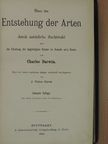 Charles Darwin - Über die Entstehung der Arten durch natürliche Zuchtwahl [antikvár]