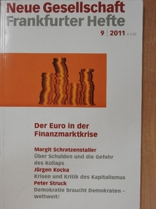 Jürgen Kocka - Neue Gesellschaft/Frankfurter Hefte 9/2011 [antikvár]