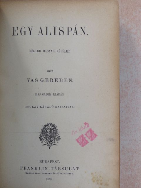 Vas Gereben - Egy alispán [antikvár]