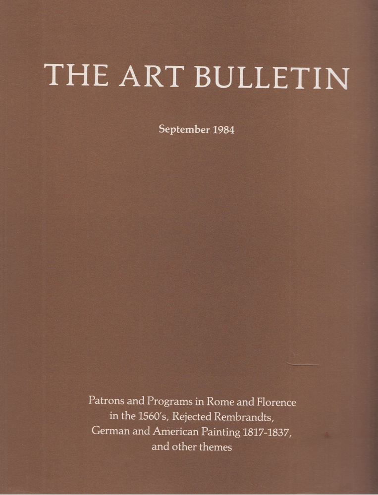 Creighton E. Gilbert - The Art Bulletin September 1984 [antikvár]