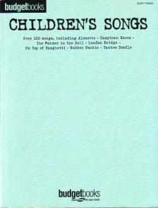 BUDGET BOOKS CHILDREN`S SONGS, OVER 100 SONGS FOR EASY PIANO