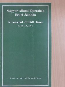 Körtvélyesi Géza - A rosszul őrzött lány [antikvár]