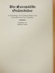 Alte Europäische Städtebilder [antikvár]
