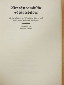 Alte Europäische Städtebilder [antikvár]