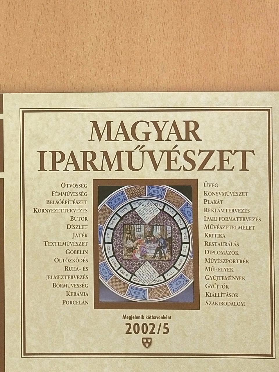 Bakos István - Magyar Iparművészet 2002/5. szeptember-október [antikvár]