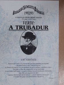 Verdi - Verdi: A trubadur [antikvár]