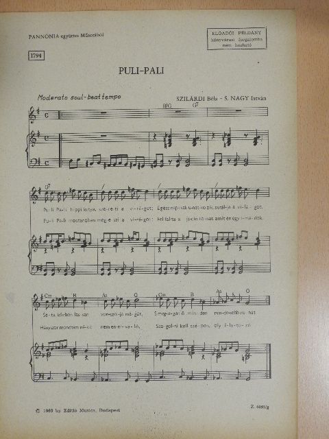 S. Nagy István - Puli-Pali [antikvár]