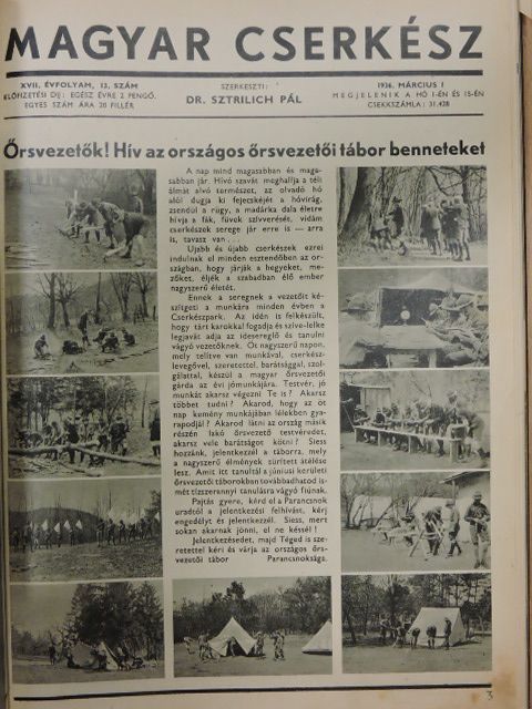 Magyar Cserkész 1936-1943. (vegyes számok) (5 db) [antikvár]