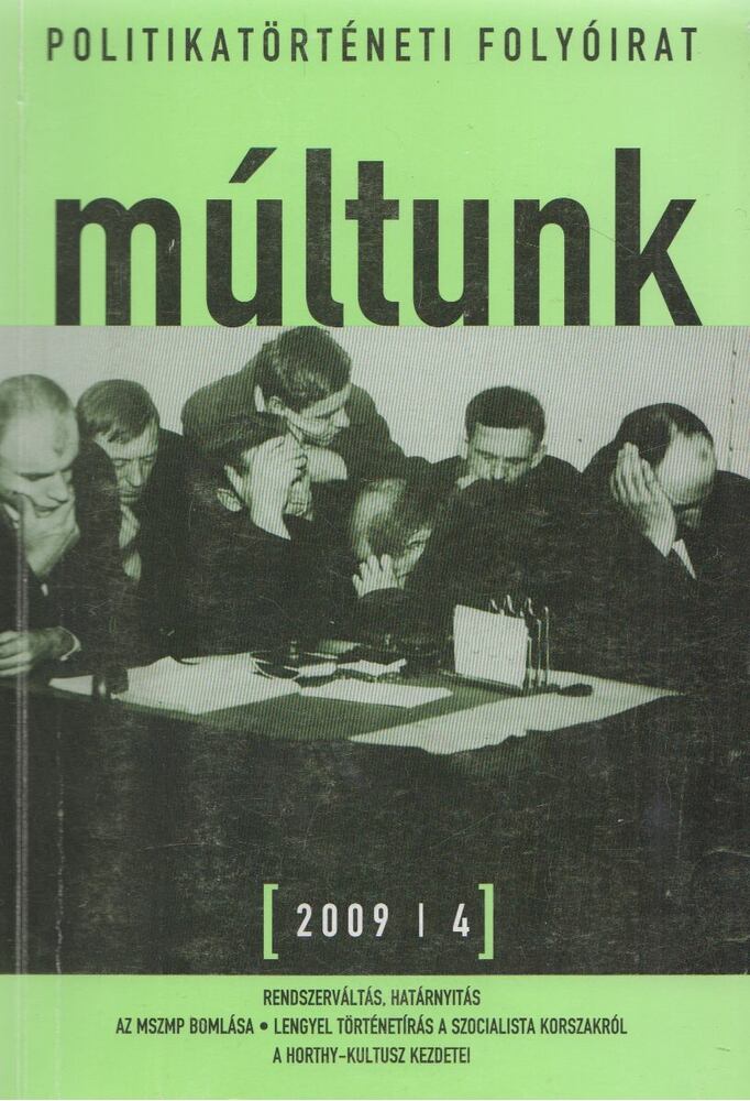 Egry Gábor - Múltunk 2009/4 [antikvár]