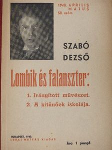 Szabó Dezső - Lombik és falanszter [antikvár]