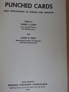 James W. Perry - Punched Cards [antikvár]