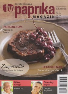 ZSIGMOND GÁBOR - TV paprika magazin 2012. szeptember [antikvár]