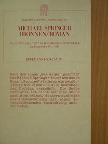 Michael Springer - Bronnen [antikvár]