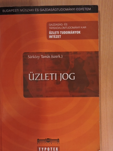 Balásházy Mária - Üzleti jog [antikvár]