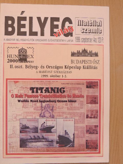 Apró Ferenc - Bélyegvilág 1999. szeptember [antikvár]