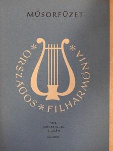 Hamburger Klára - Országos Filharmónia Műsorfüzet 1978/3. [antikvár]