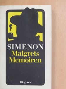 Georges Simenon - Maigrets Memoiren [antikvár]