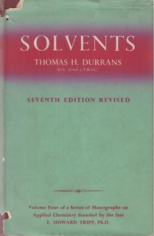 Thomas H. Durrans - Solvents [antikvár]