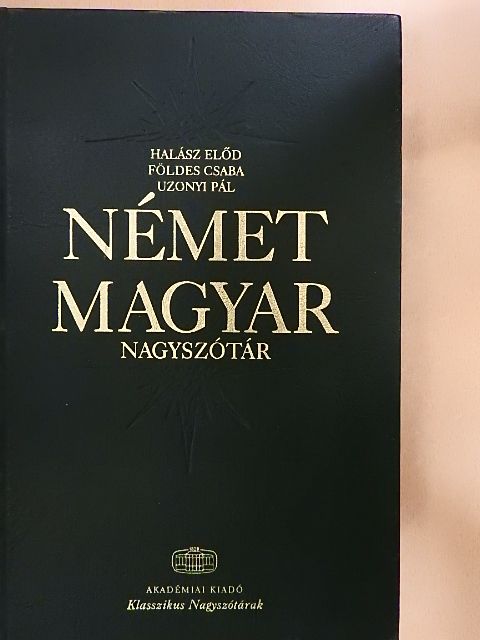 Földes Csaba - Német-magyar nagyszótár [antikvár]