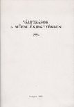 DIÉNES VIRÁG - Változások a műemlékjegyzékben 1994 [antikvár]