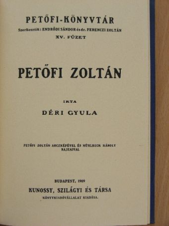 Déri Gyula - Petőfi Zoltán/A negyvenes évekből [antikvár]