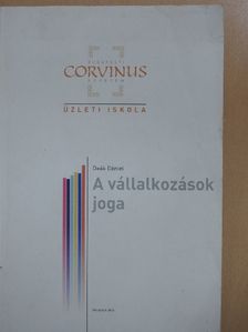 Deák Dániel - A vállalkozások joga [antikvár]