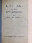 Antal von Boronkay - Einführung in das ungarische [antikvár]