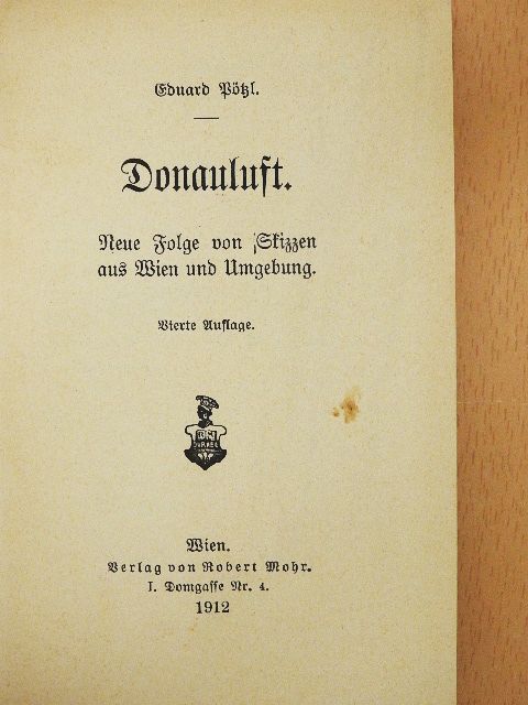 Eduard Pötzl - Donauluft [antikvár]