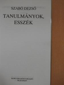 Szabó Dezső - Tanulmányok, esszék [antikvár]