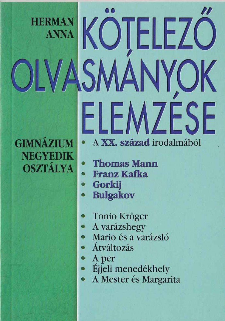 Herman Anna - Kötelező olvasmányok elemzése 6. [antikvár]