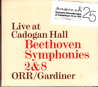 BEETHOVEN - SYMPHONIES 2&8 CD GARDINER