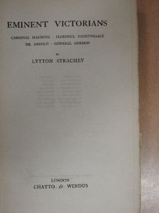 Lytton Strachey - Eminent Victorians [antikvár]