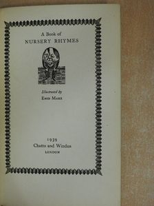 A Book of Nursery Rhymes [antikvár]