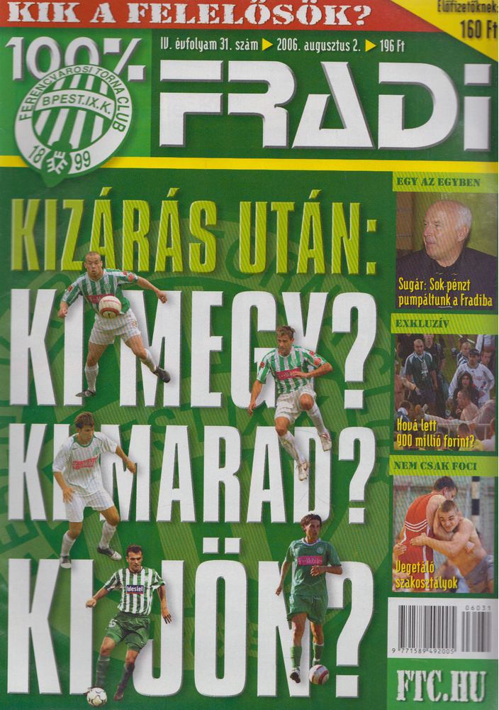 Privacsek András - 100% Fradi IV. évf. 31. szám [antikvár]