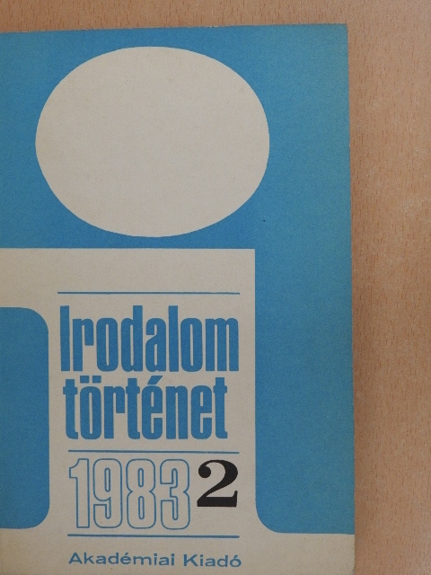 Bécsy Tamás - Irodalomtörténet 1983/2. [antikvár]