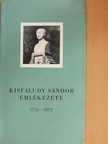 Kisfaludy Sándor emlékezete [antikvár]
