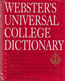 Webster's Universal College Dictionary [antikvár]
