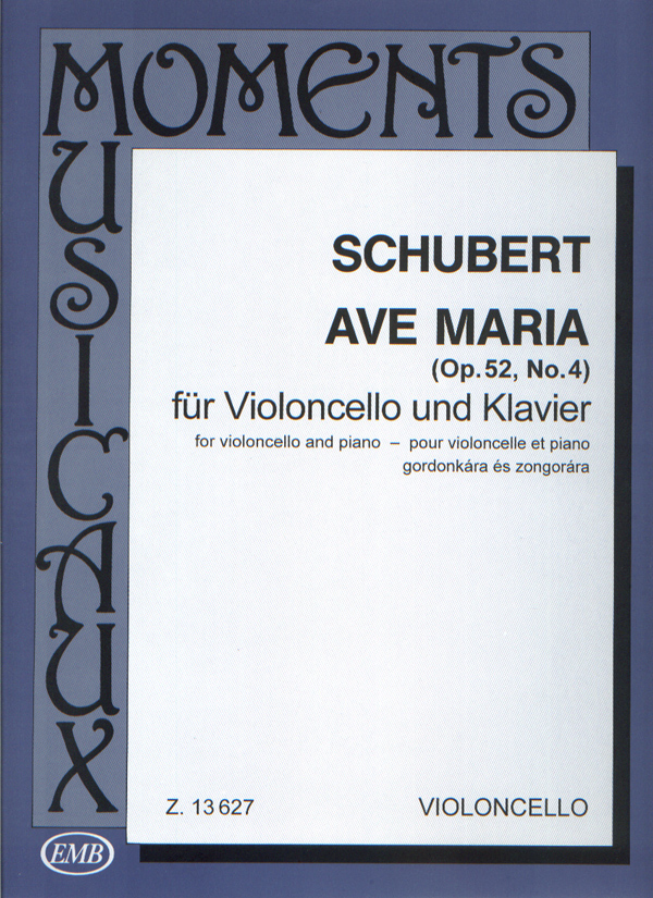 Franz Schubert - AVE MARIA (OP.52 NO.4) GORDONKÁRA ÉS ZONGORÁRA (PEJTSIK ÁRPÁD)