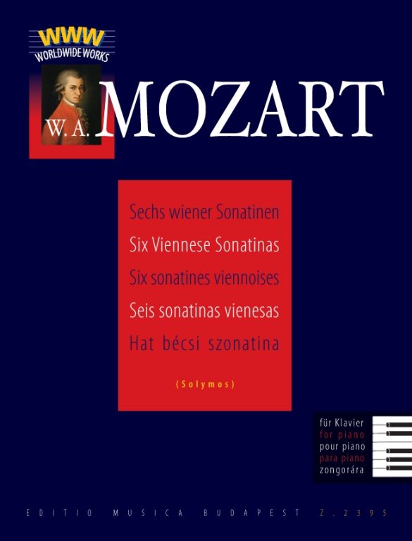 MOZART, W,A, - HAT BÉCSI SZONATINA ZONGORÁRA (SOLYMOS PÉTER)