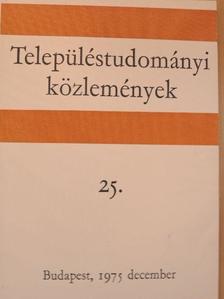 Dr. Fodor Lászlóné - Településtudományi közlemények 25. [antikvár]