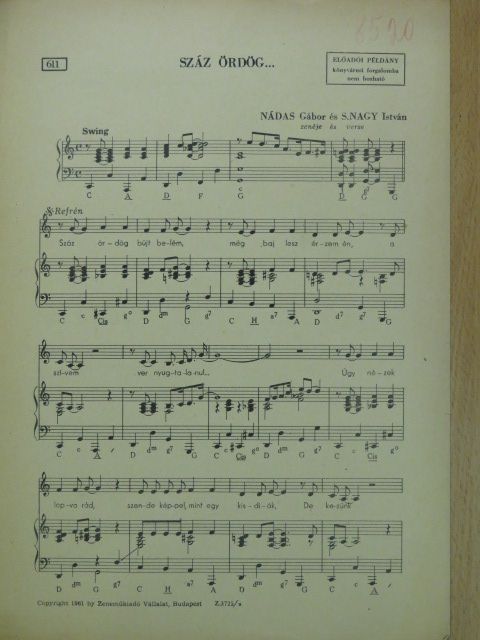 Nádas Gábor - Száz ördög... [antikvár]