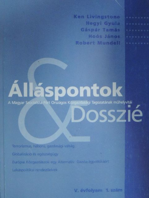 Gáspár Tamás - Álláspontok & Dosszié V/1. [antikvár]