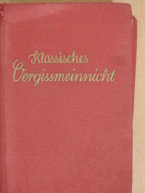 A. Knapp - Klassisches Vergißmeinnicht [antikvár]