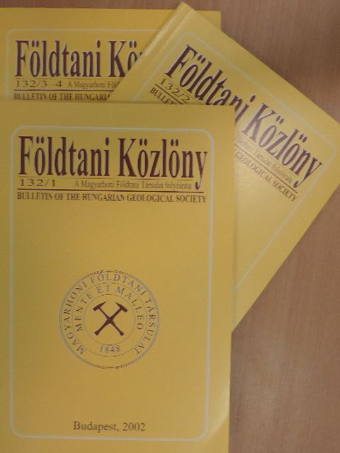Babinszki Edit - Földtani Közlöny 2002/1-4. [antikvár]