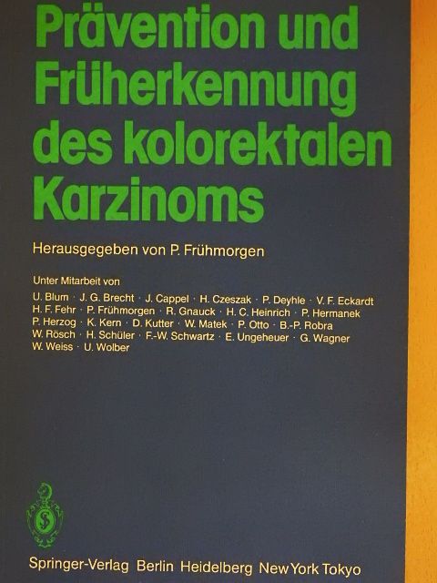 J. Cappel - Prävention und Früherkennung des kolorektalen Karzinoms [antikvár]
