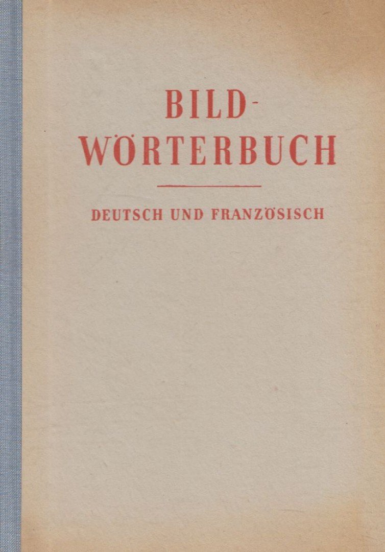 Rudolf Pichler - Bildwörterbuch / Dictionnaire illustré [antikvár]